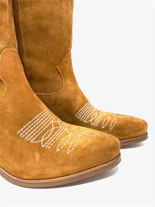 Texanischer Damenstiefel IL LACCIO | 500/50VELOURCUOIO